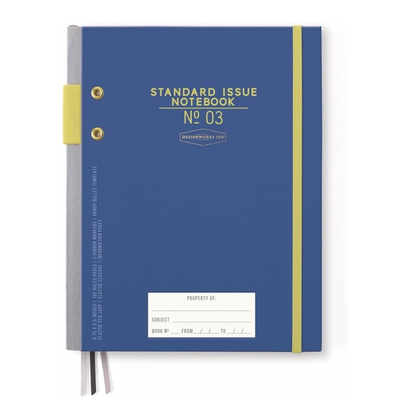 Standard Issue Planner Notebook no 3 – Cobalt + Citron