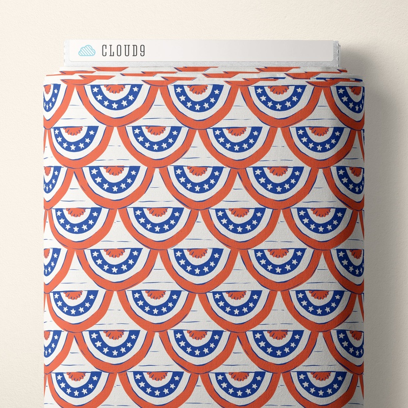 Stars, Stripes & Sun / Red White and Bunting