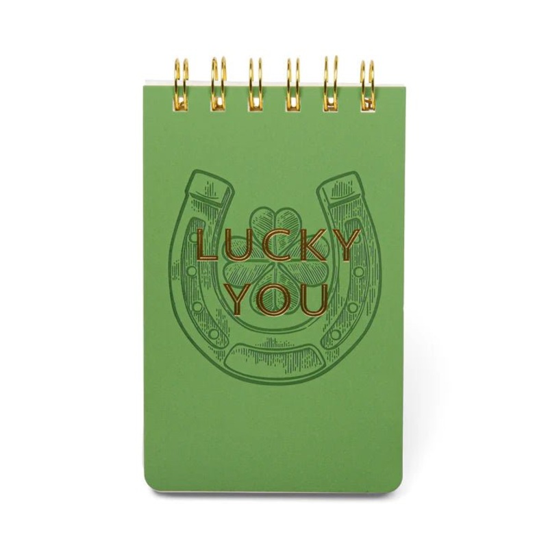 Vintage Sass Twin Wire Notepad Lucky You