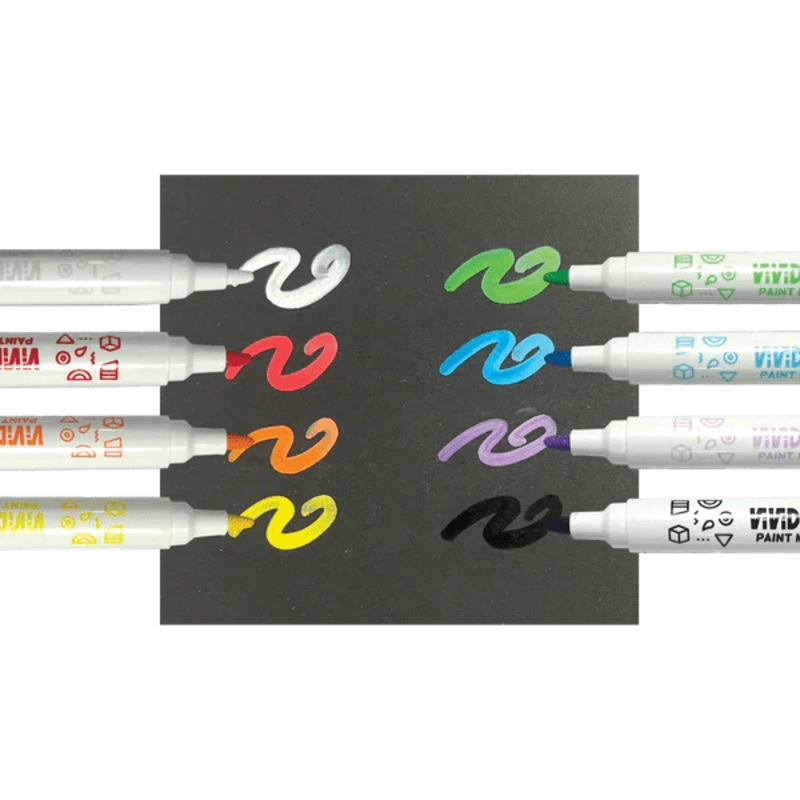 Vivid Pop! Water-Based Paint Markers