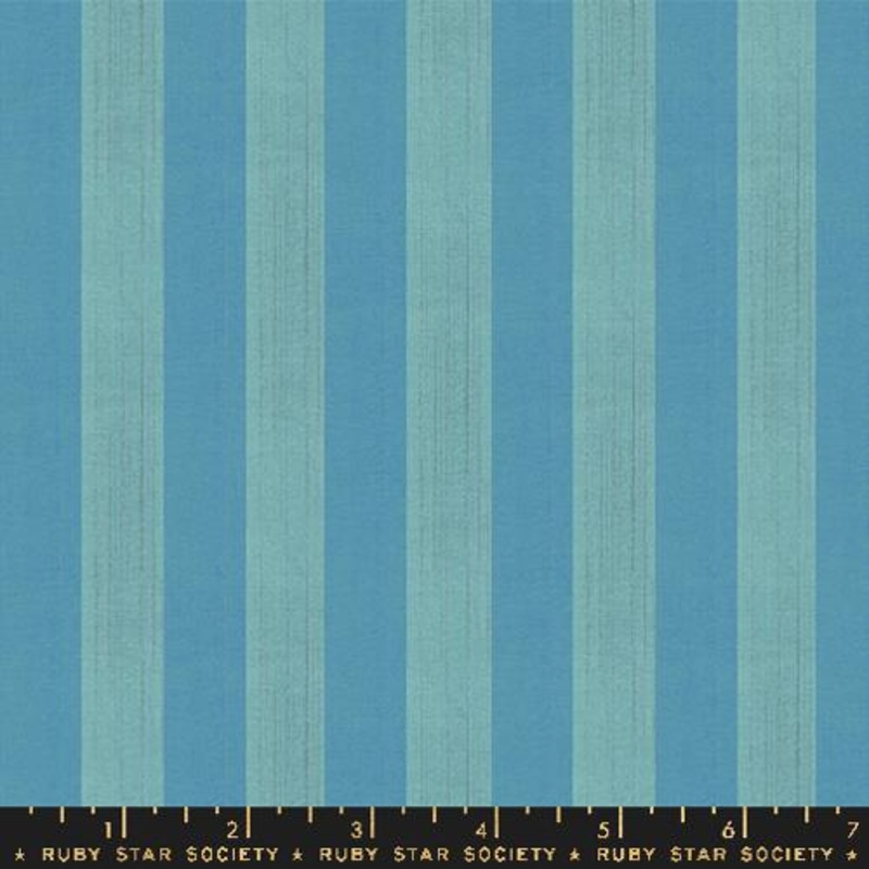 Warp Weft Ooh Lucky Lucky / Clothesline Stripe / Turquoise