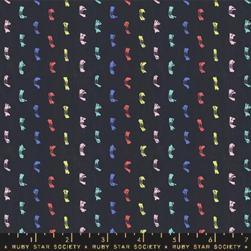 Warp Weft Ooh Lucky Lucky / Flicker / Soft Black Multi
