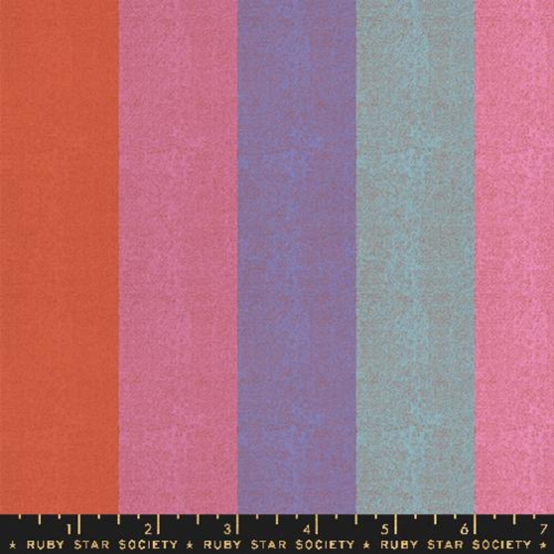 Warp Weft Ooh Lucky Lucky / Poolside Stripe / Peony