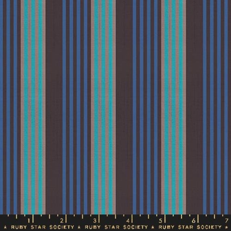 Warp Weft Ooh Lucky Lucky / Ribbon Stripe / Soft Black