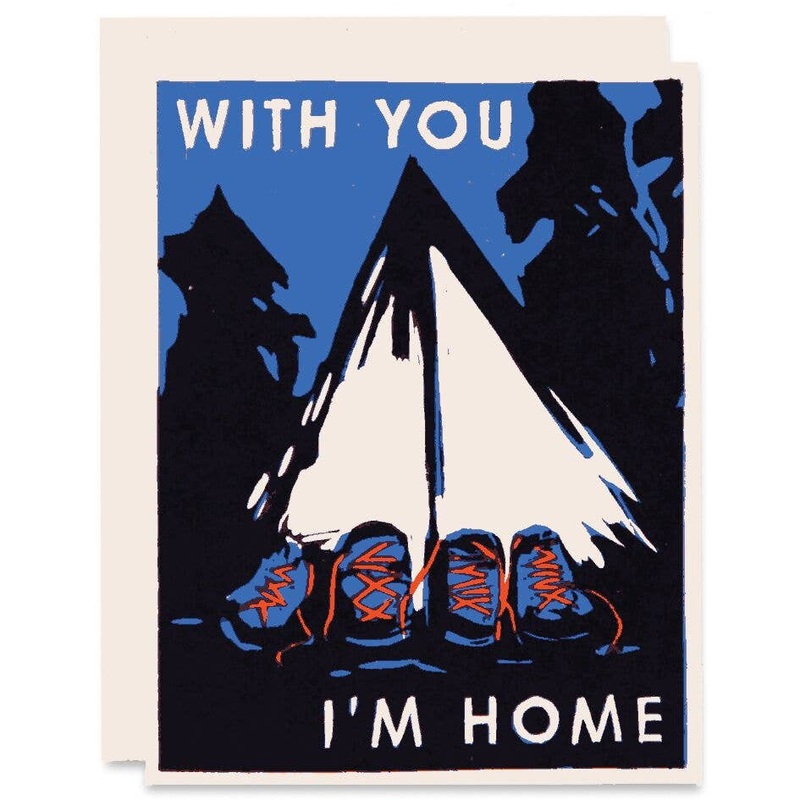 With You I’m Home Romance Card