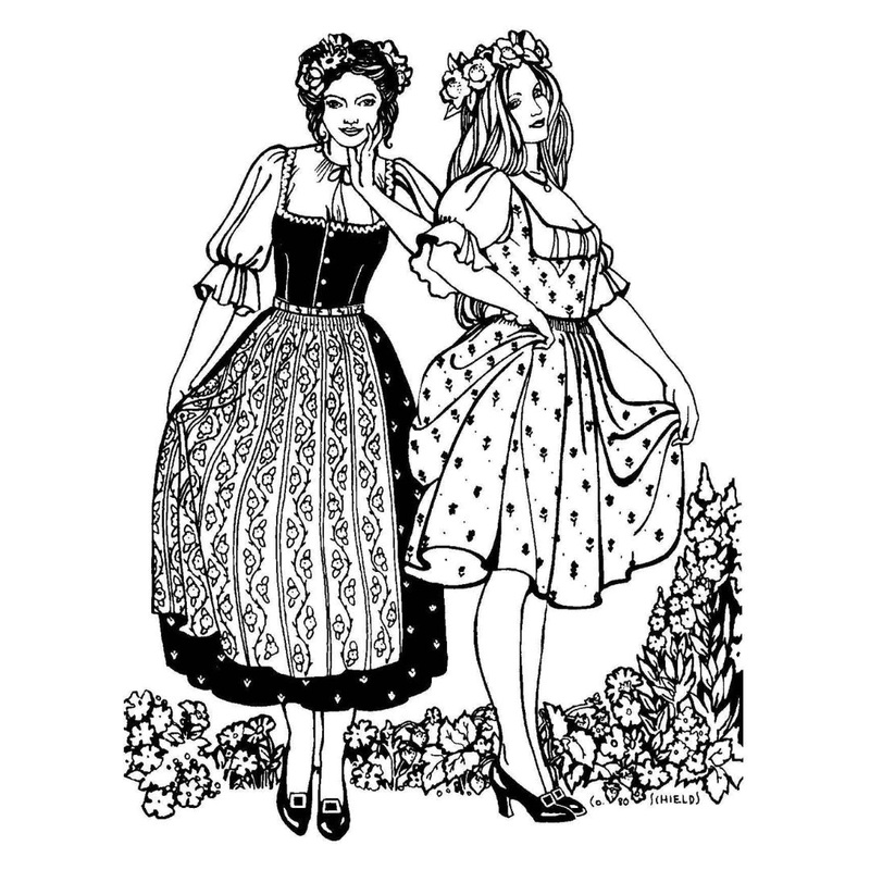123 Austrian Dirndl – Sewing Pattern