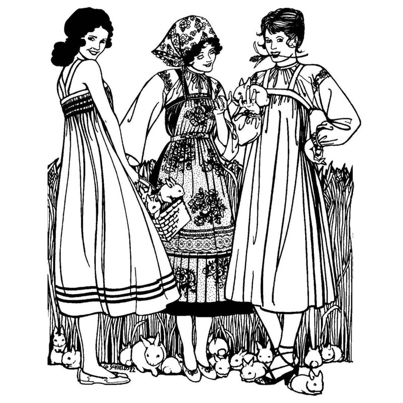 128 Russian Settlers’ Dress – Sewing Pattern