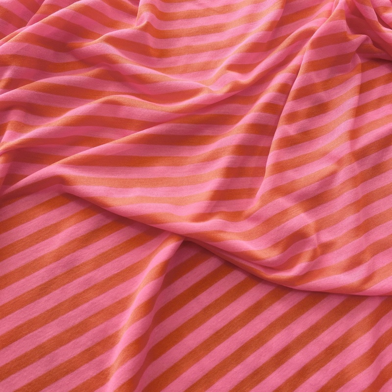 Candy Stripe Tissue Weight Jersey