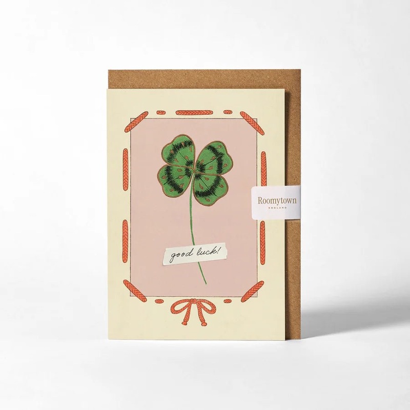 Good Luck Clover Card
