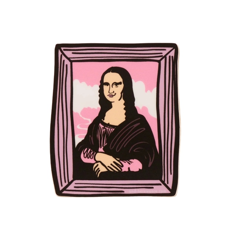 Mona Lisa Vinyl Sticker