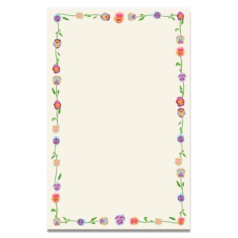 Pansies Notepad