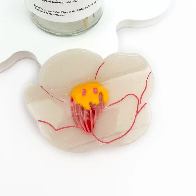Plum Blossom Hair Claw
