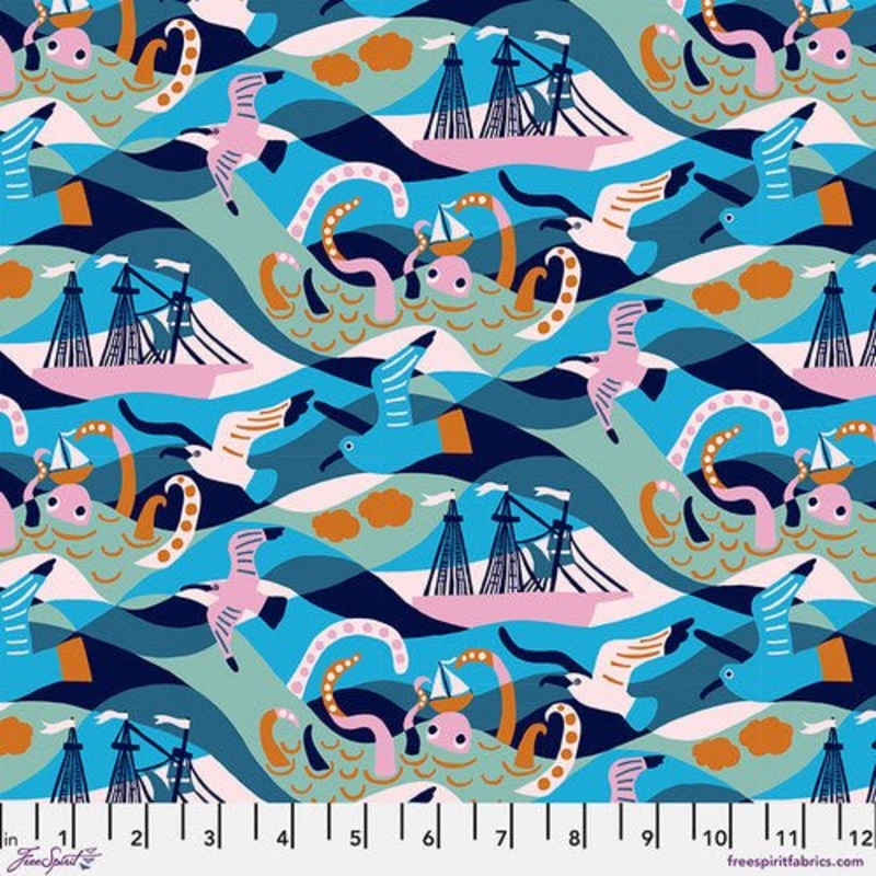 Rising Tide / Waves / Blue