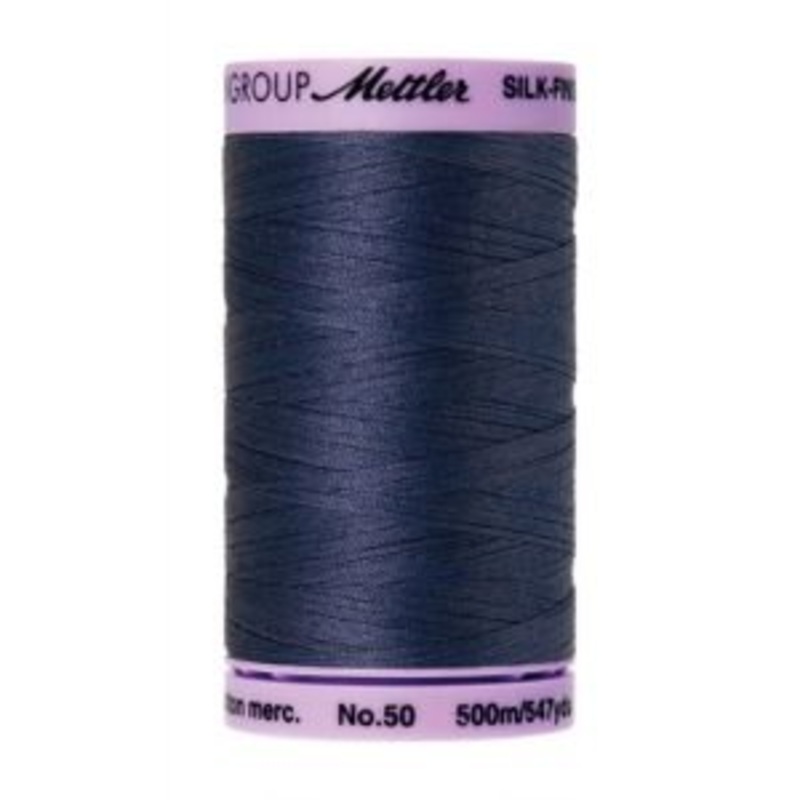 Silk-Finish Solid Cotton 50 Thread 500 Meters