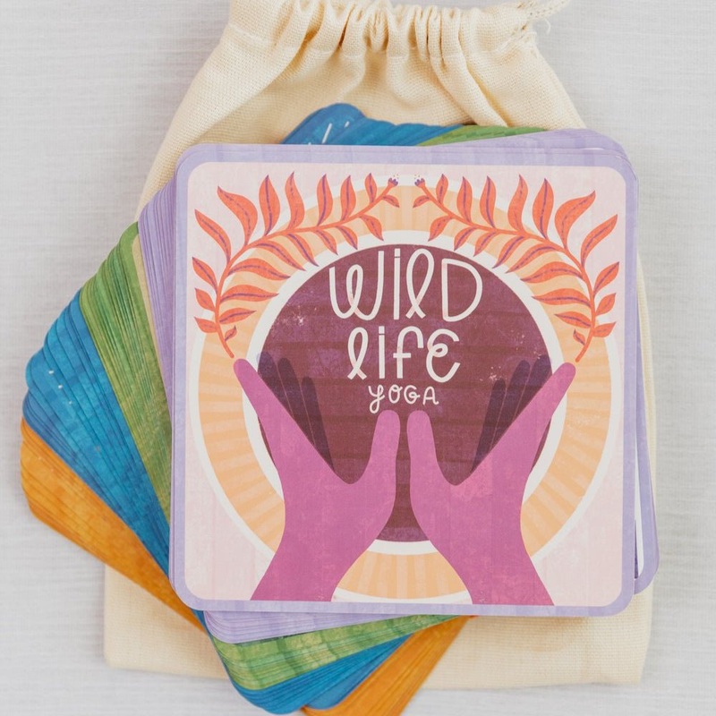 Wild Life Yoga Four Elements Partner Pose Cards