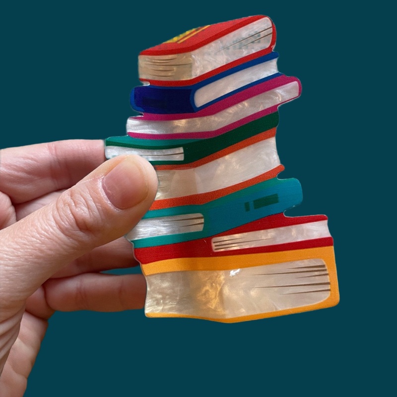 Books Hair Claw