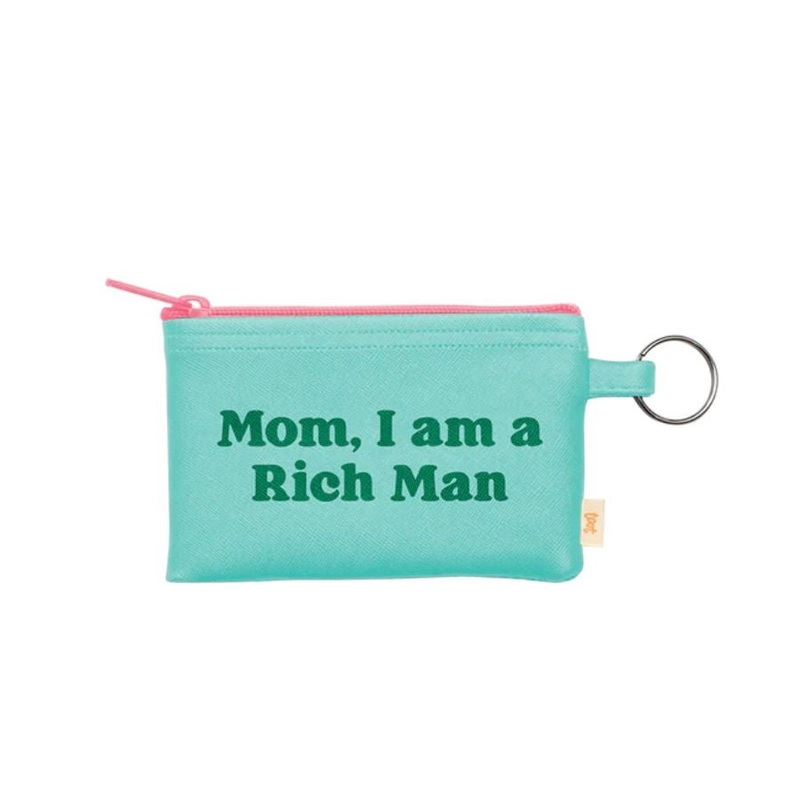 Colorblock Penny Key Ring