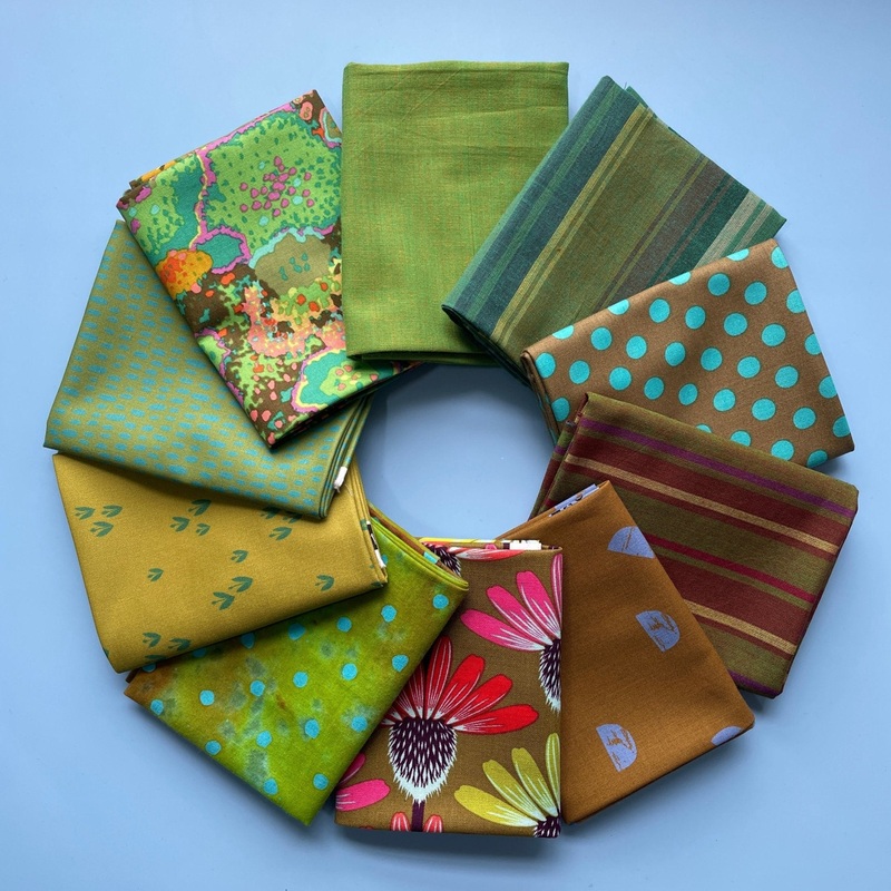 Swamp Monster Fat Quarter Bundle