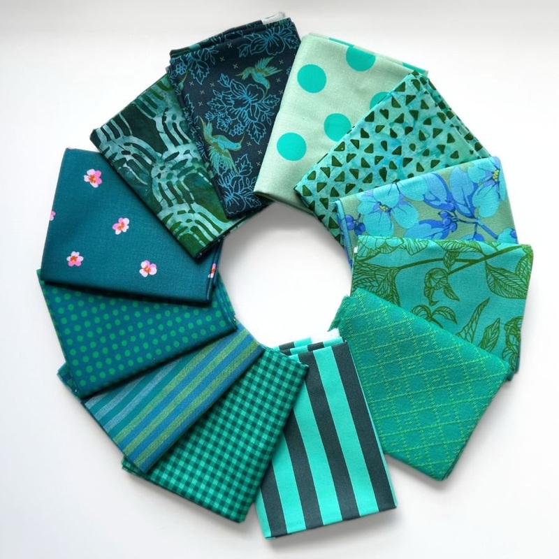 Teal There Was You Fat Quarter Bundle