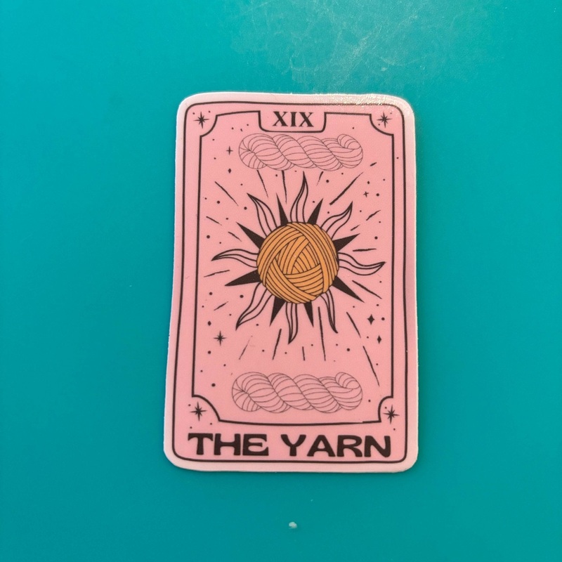 The Yarn Tarot Card Sticker