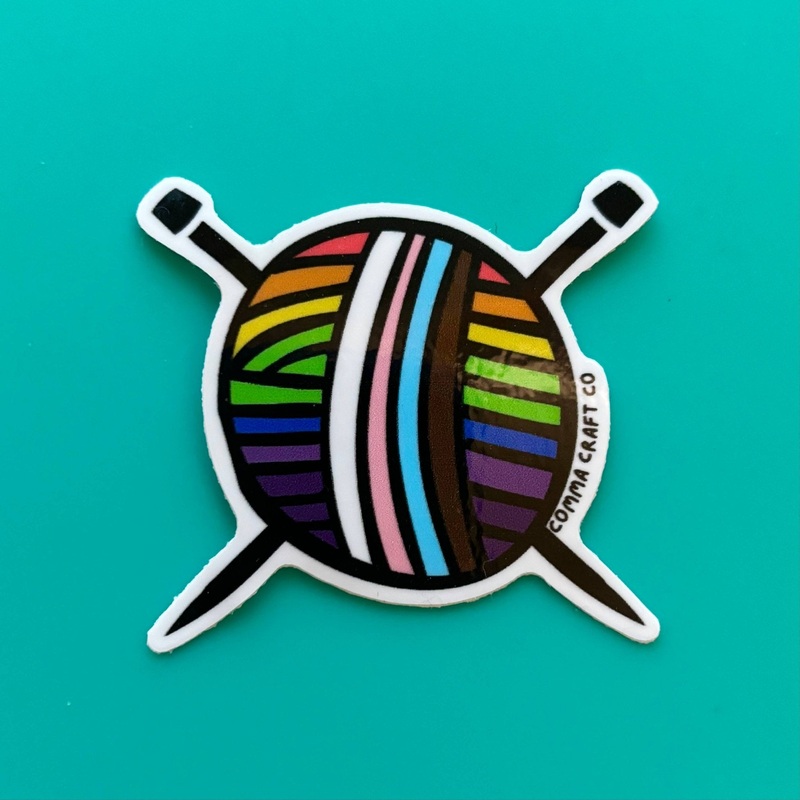 Yarn Pride Sticker