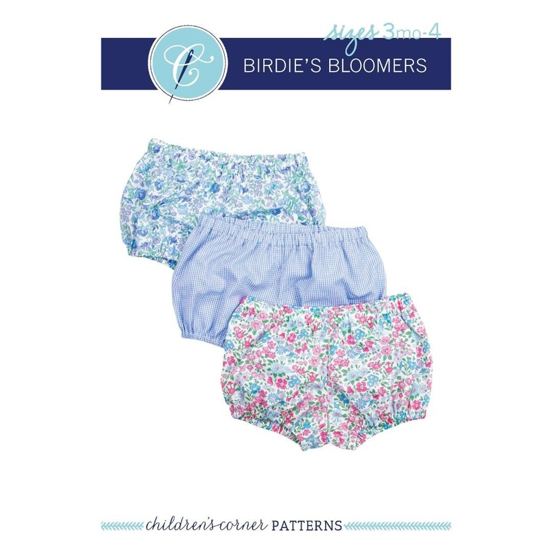 Children’s Corner Patterns / Birdie’s Bloomers / 3mo-4