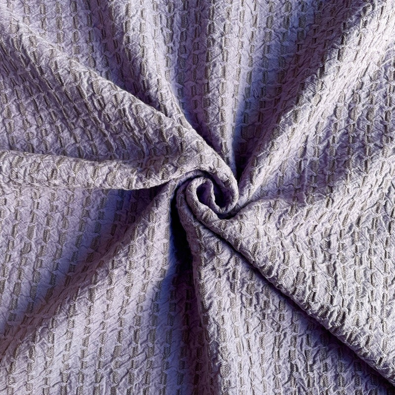 Deadstock Lavender Waffle Cotton