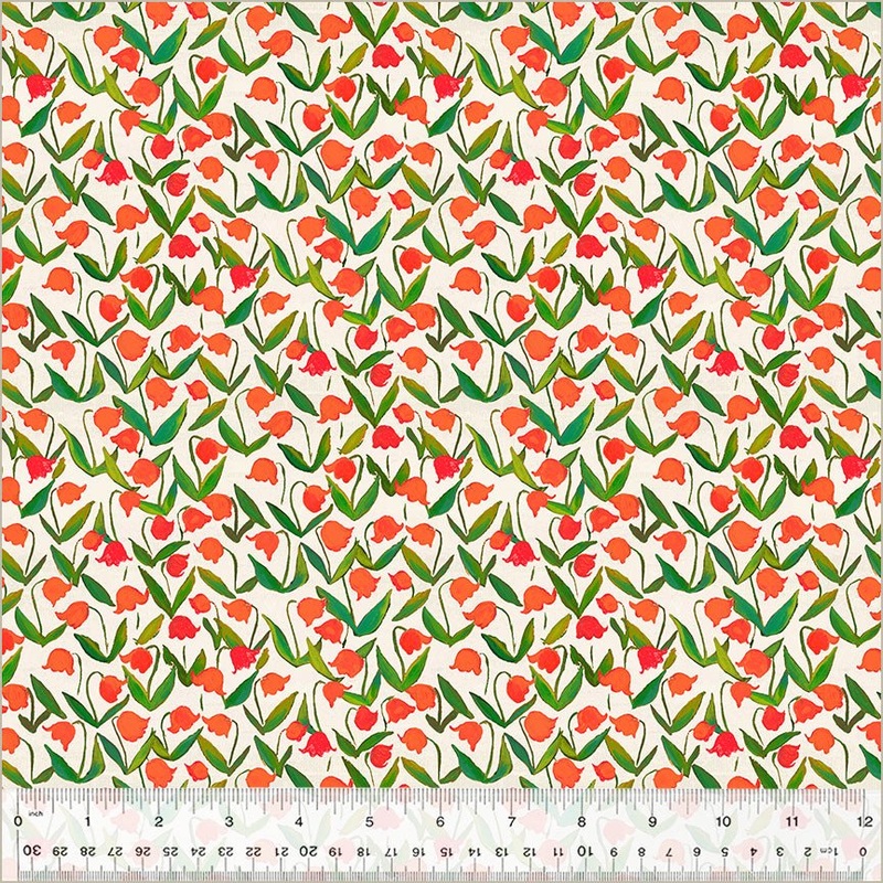 Heather Ross By Hand / Flowerbed / Cotton