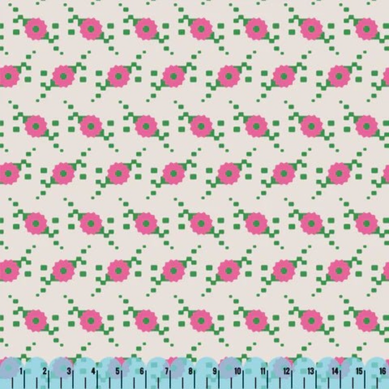 Orderly Fashion – Digital Daisy Rayon