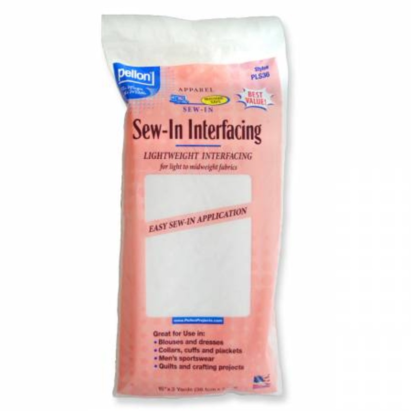 Pellon Basic Sew In Interfacing Package for Lightweight Fabrics 15in x 3yds