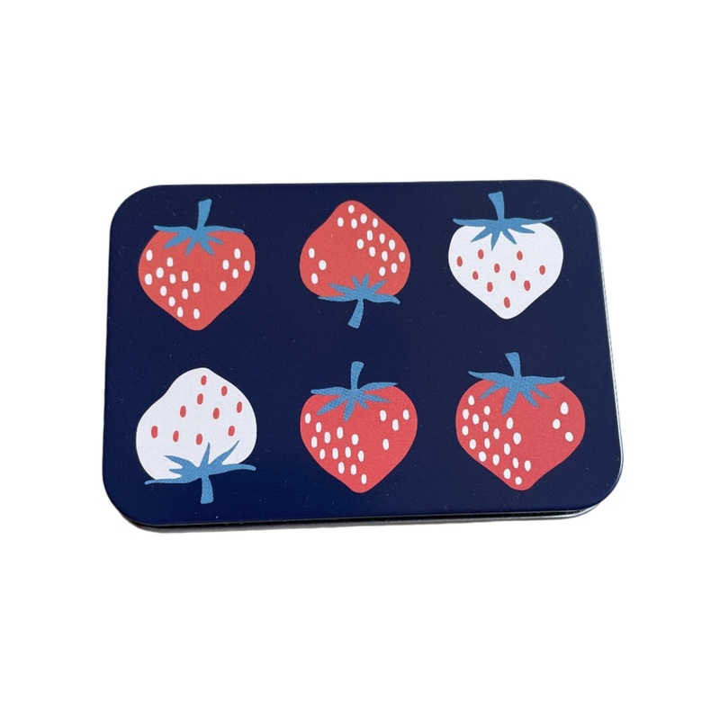 Ruby Star Strawberry Notions Tin