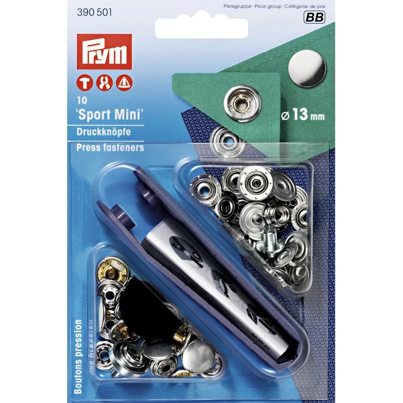 SPORT Mini 13 mm black oxidized with tools 10pc