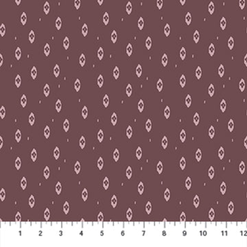 Summer’s End / Ikat / Purple Rayon