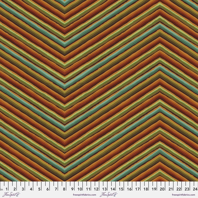 85 and Fabulous / Chevron Stripe / Ochre