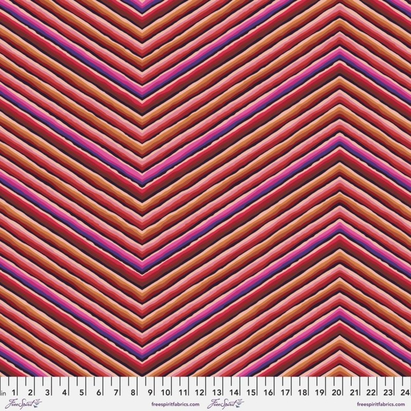 85 and Fabulous / Chevron Stripe / Red