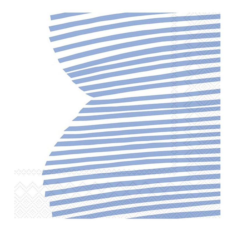 Blue Stripe Napkin Big