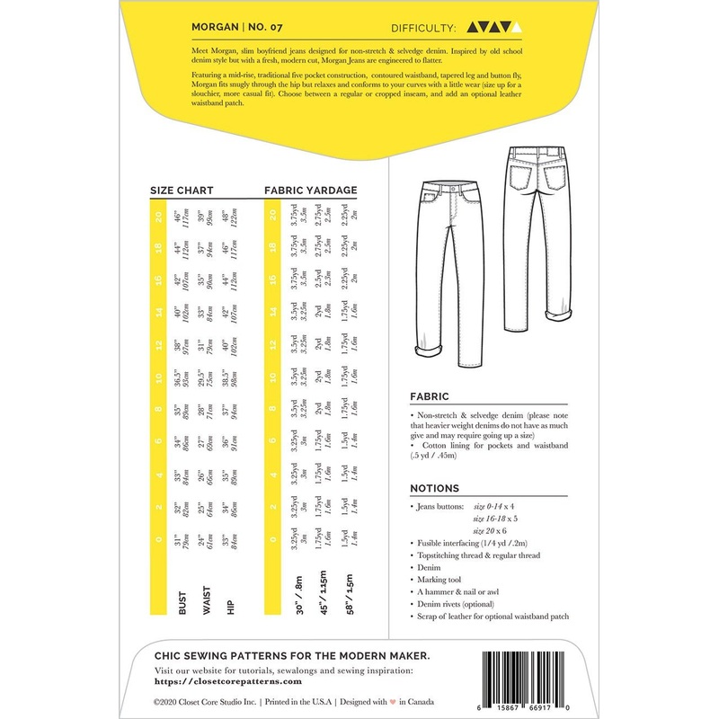 Closet Core Patterns / Morgan Boyfriend Jeans
