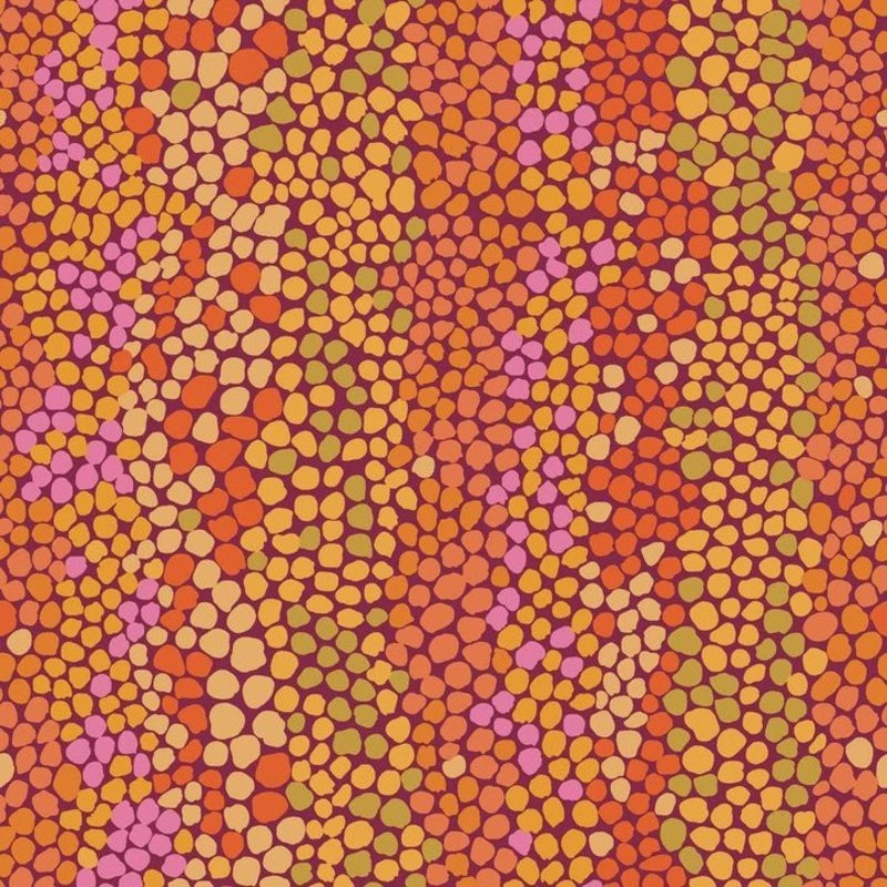 February 2021 / Pebble Mosaic / Rust