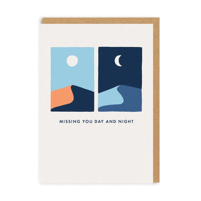 Missing You Day & Night Card