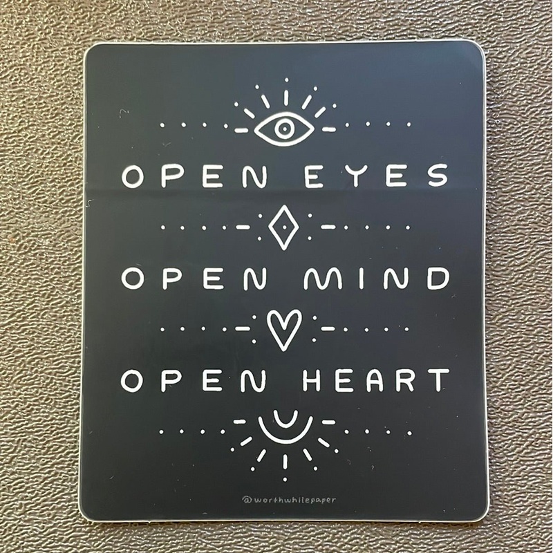 Open Eyes Die Cut Sticker