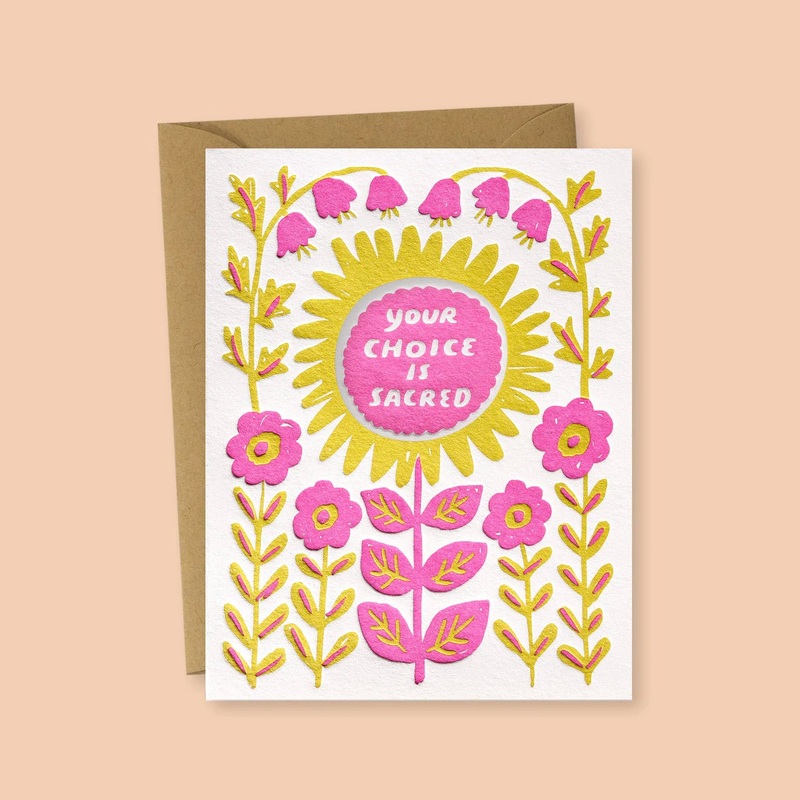 Sacred Choice Greeting Card