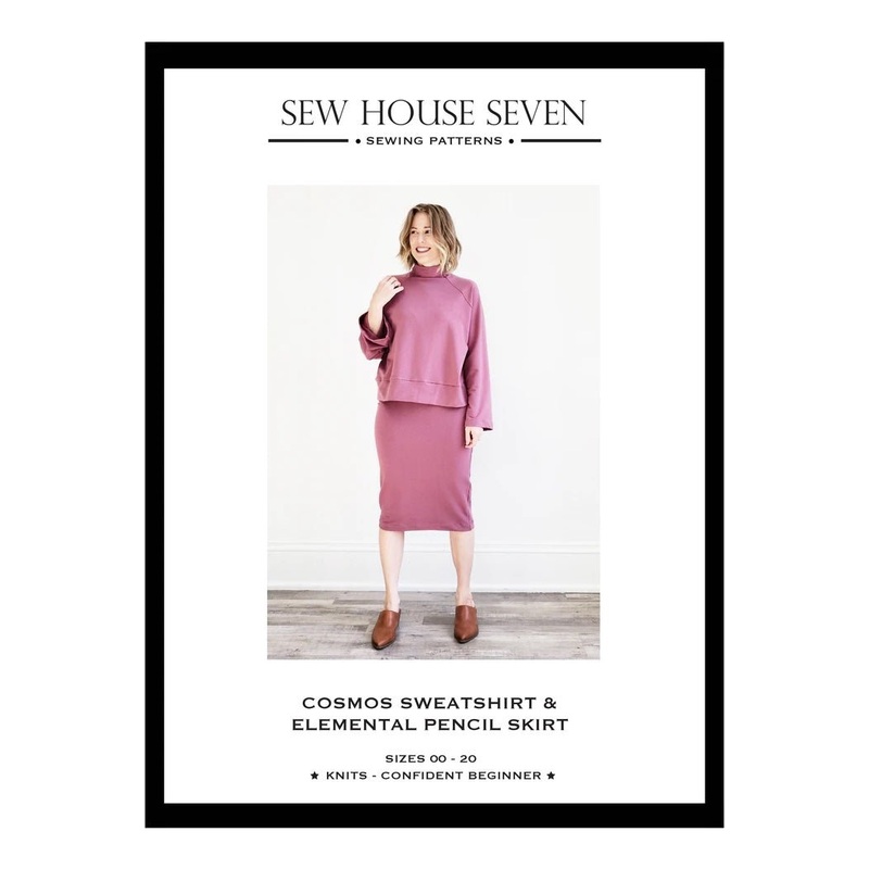 Sew House 7 / Cosmos Sweatshirt & Elemental Pencil Skirt