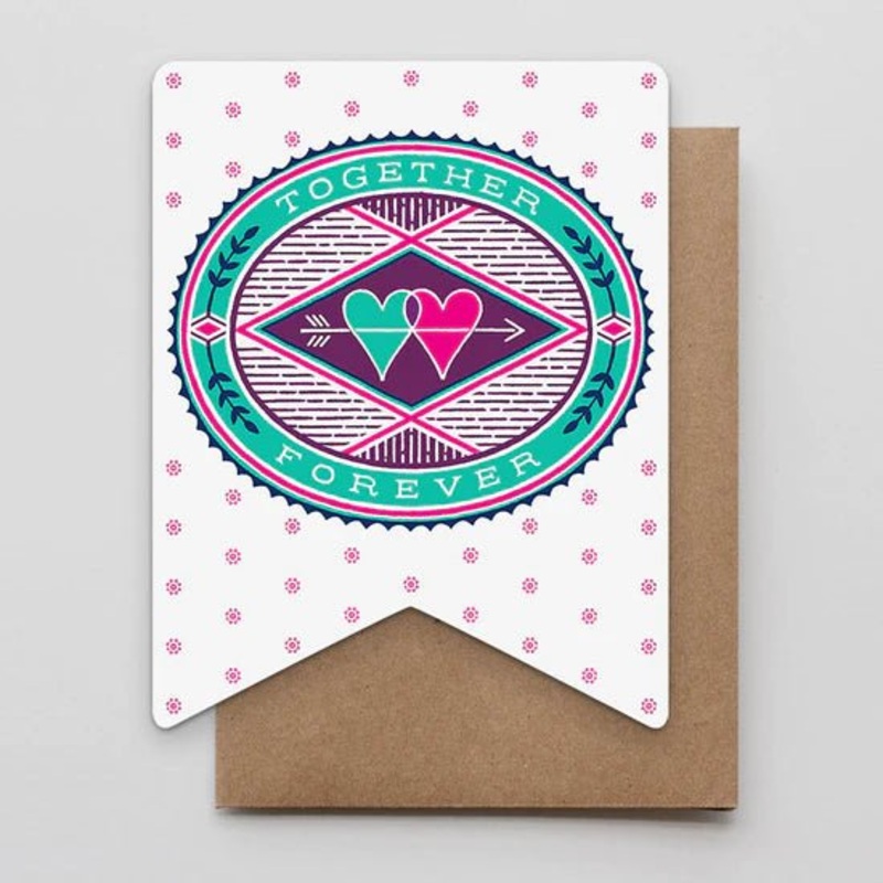 Together Forever Banner Card