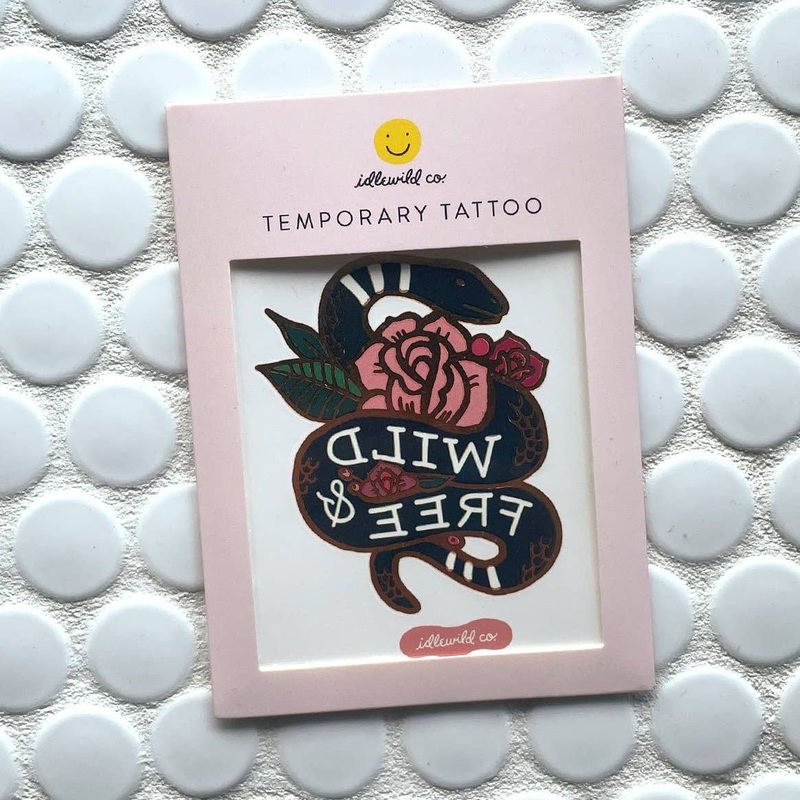 Wild & Free Temporary Tattoo