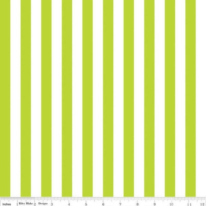 Half Inch Stripe / Lime