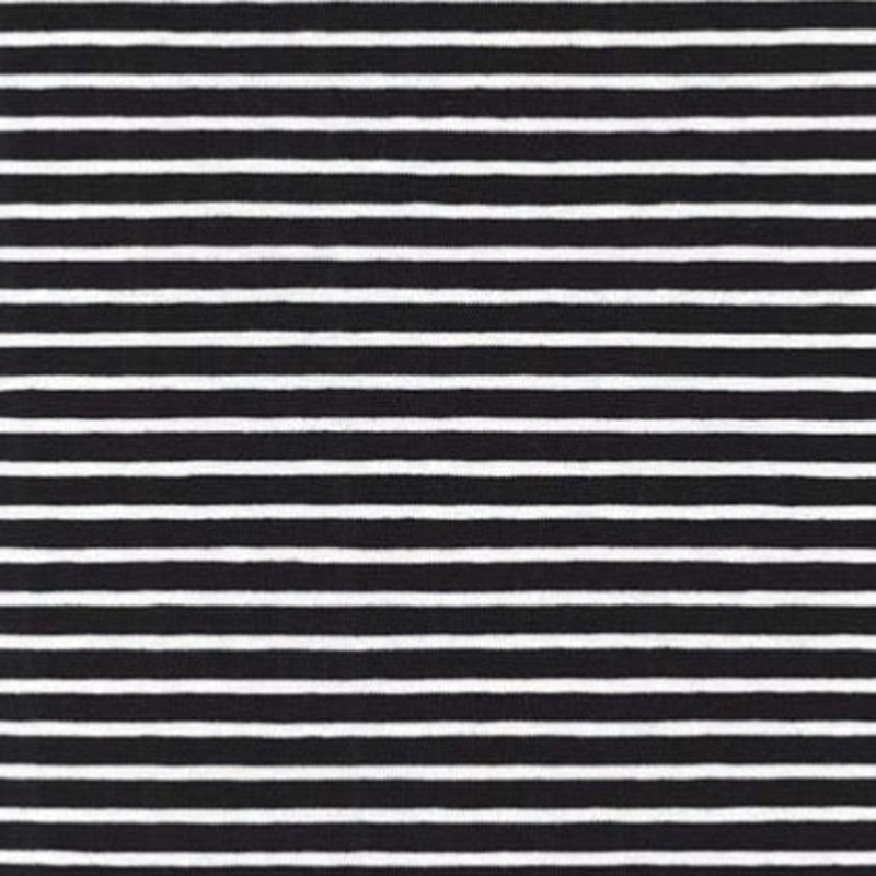 Harbor Stripe Jersey Black