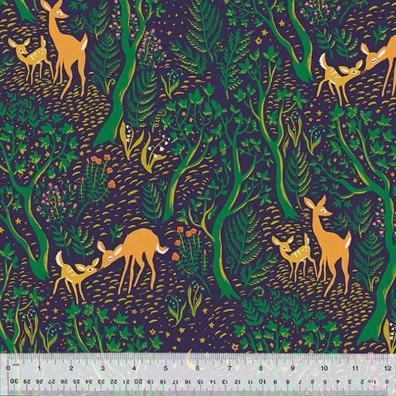 Heather Ross Quilt Back / Night Visitor