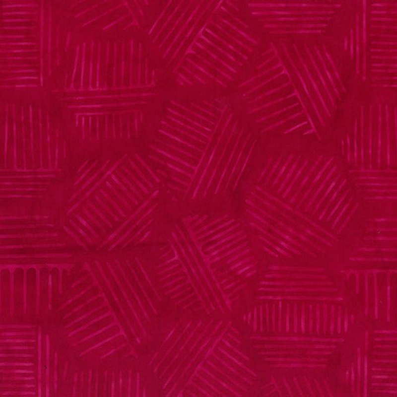 Hexies Batik / Raspberry
