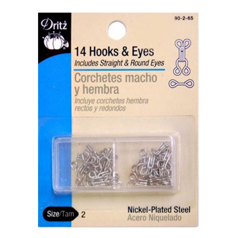 Hooks & Eyes Size 2