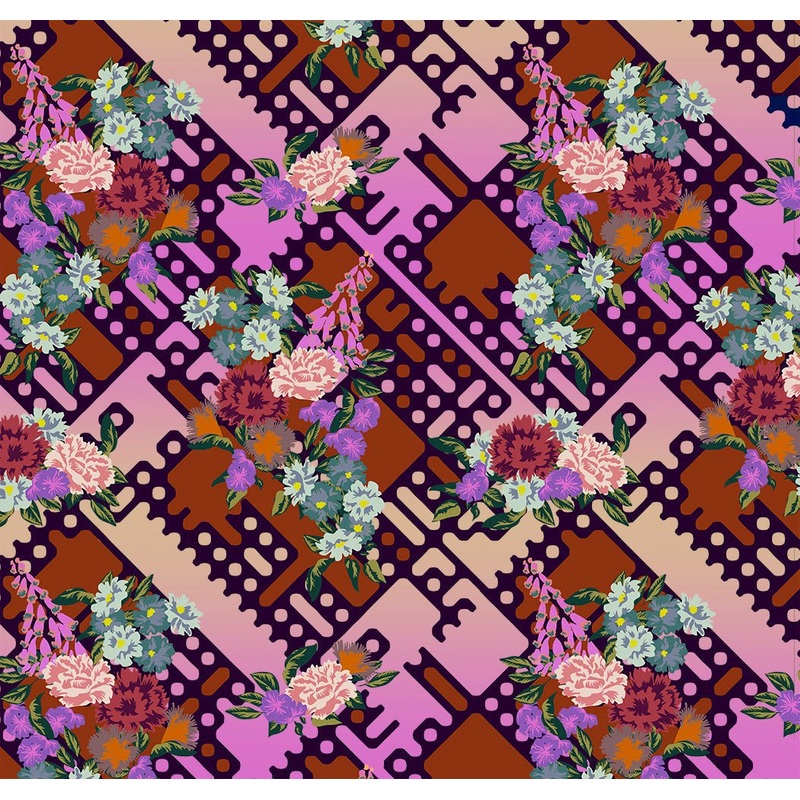 Nicole’s Prints / Balmoral Floral / Mulberry